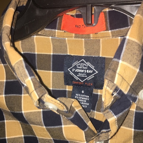 St John’s Bay No Tuck LS Shirt Size Small - Picture 2 of 3